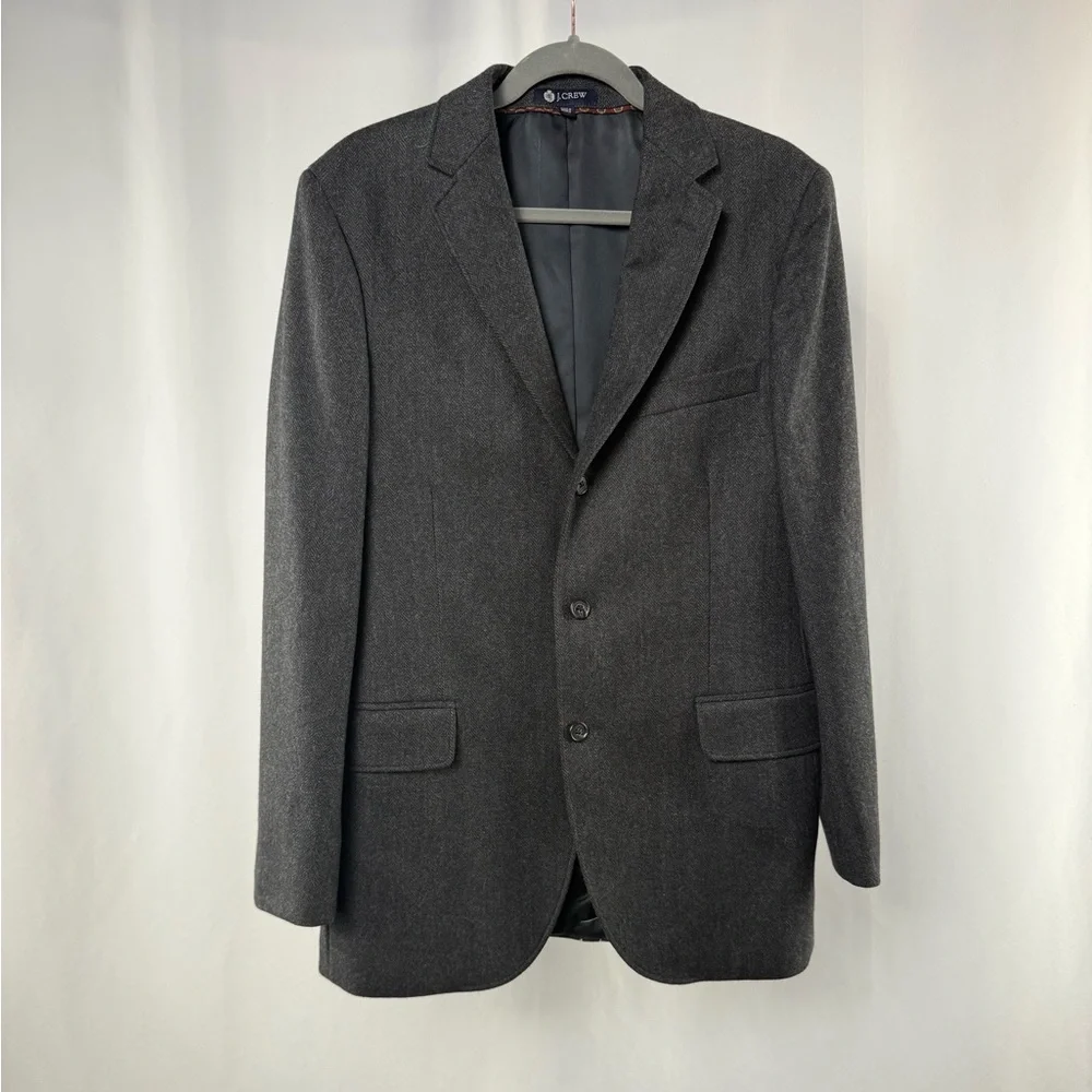 NWT J. Crew Wool Legacy Sportcoat in‎ Charcoal Gray Size 38R